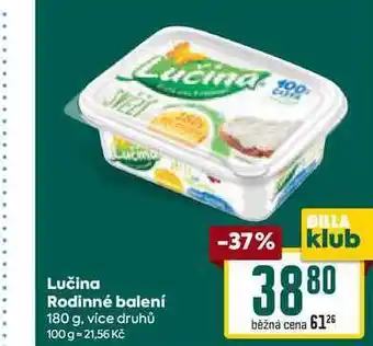Billa Lučina rodinné balení 180 g nabídka