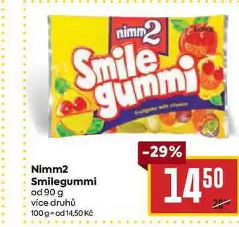 Billa Nimm2 smilegummi od 90 g nabídka