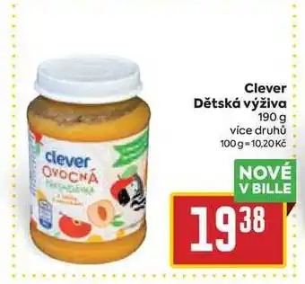 Billa Clever dětská výživa 190 g nabídka