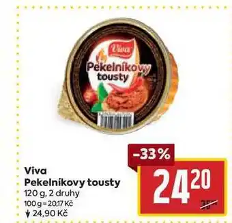 Billa Viva pekelnikovy tousty 120 g nabídka