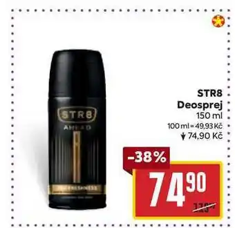 Billa Str8 deosprej 150 ml nabídka