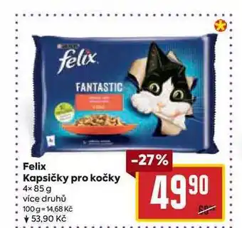 Billa Felix kapsičky pro kočky 4x 85 g nabídka