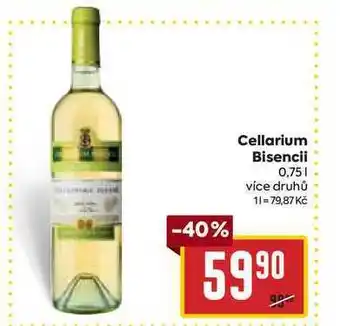 Billa Cellarium bisencii 0,75l nabídka
