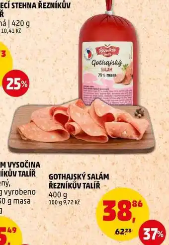 Penny Market Gothajský salám řezníkův talíř, 400 g nabídka