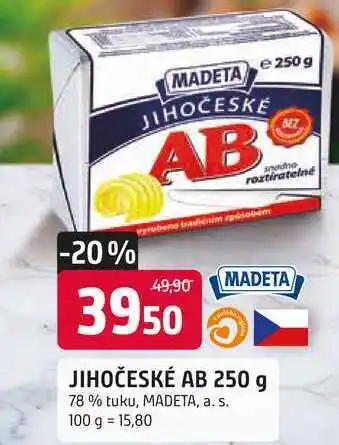 Trefa Madeta jihočeské ab 250 g nabídka