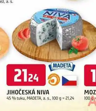 Trefa Jihočeská niva 45 % tuku, 100 g nabídka