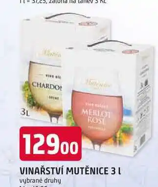 Trefa Vinařství mutěnice 3l nabídka