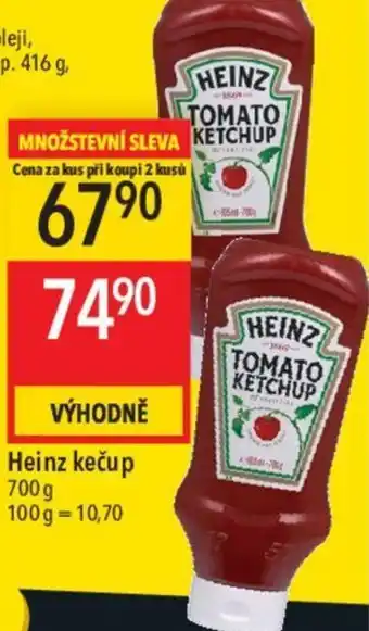 Globus Heinz kečup nabídka