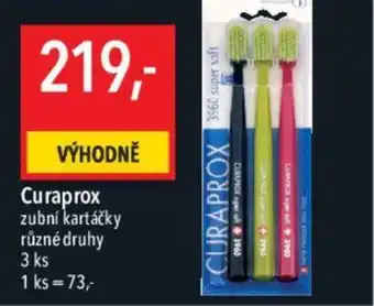 Globus Curaprox zubní kartáčky nabídka