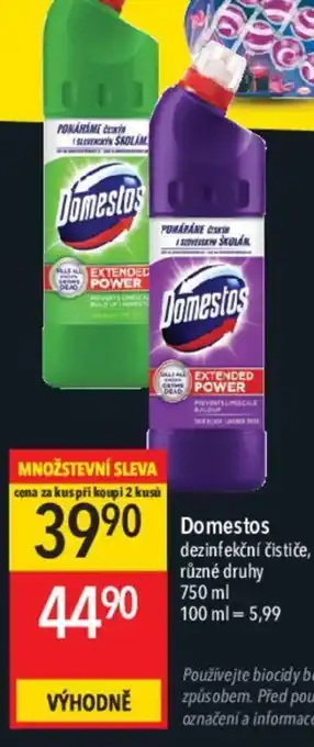 Domestos dezinfekční čističe