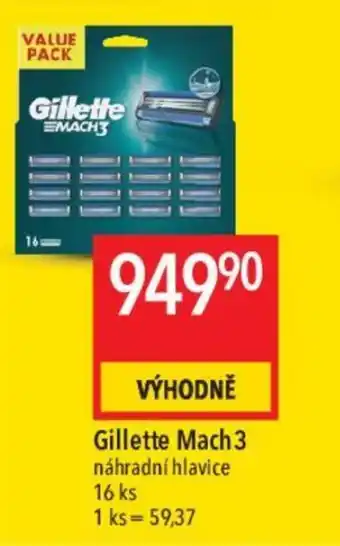 Globus Gillette Mach3 nabídka