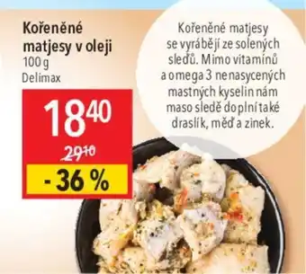 Kořeněné matjesy v oleji 100 g