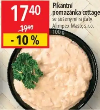 Globus Pikantní pomazánka cottage nabídka