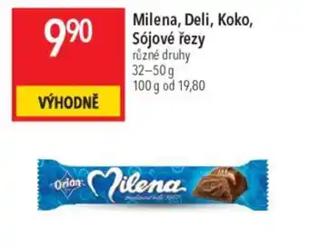 Globus Milena, Deli, Koko, Sójové řezy nabídka
