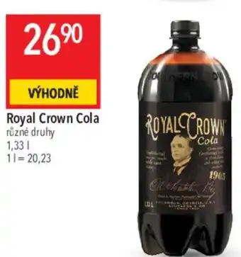 Globus Royal Crown Cola nabídka
