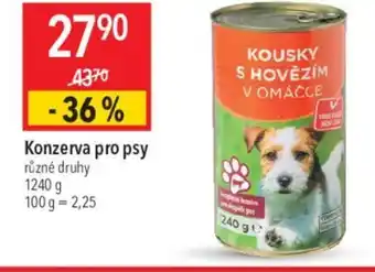 Globus Konzerva pro psy nabídka
