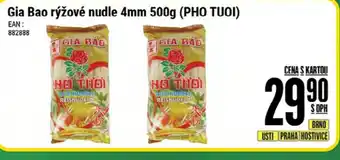 Tamda Foods Gia Bao rýžové nudle 4mm 500g (PHO TUOI) nabídka