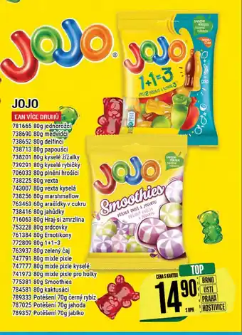 Tamda Foods JOJO nabídka