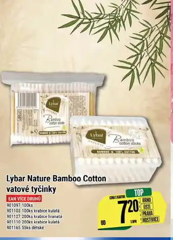 Tamda Foods Lybar Nature Bamboo Cotton vatové tyčinky nabídka