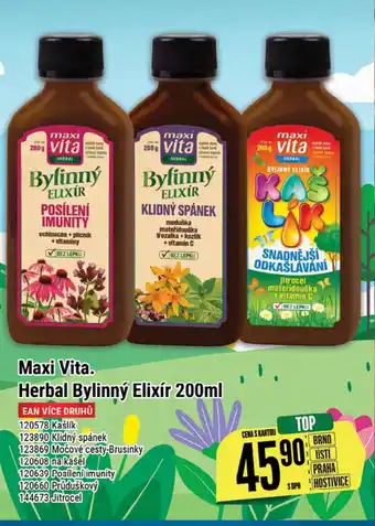 Tamda Foods Maxi Vita Herbal Bylinný Elixír 200ml nabídka