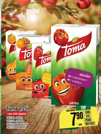 Tamda Foods Toma 0,25L nabídka