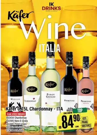 Tamda Foods Kafer 0,75L Chardonnay - ITA nabídka