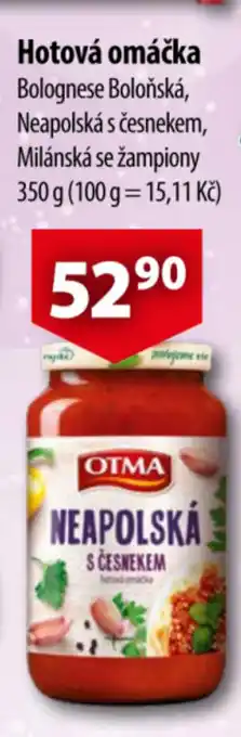 CBA Hotová omáčka nabídka