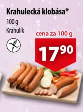 CBA Krahulecká klobása 100 g nabídka