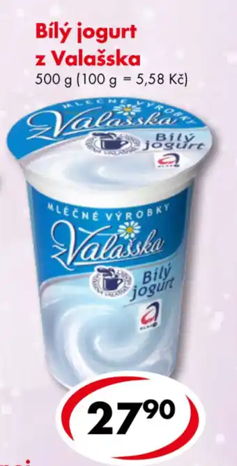 CBA Bílý jogurt z Valašska nabídka