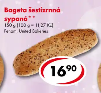 CBA Bageta šestizrnná sypaná 150 g nabídka