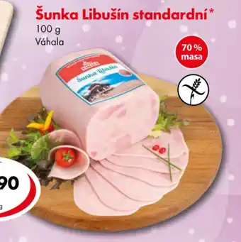CBA Šunka Libušín standardní 100 g nabídka