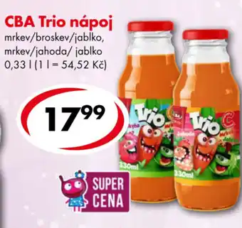 CBA CBA Trio nápoj nabídka