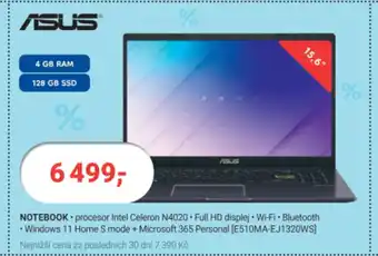 Planeo Elektro ASUS NOTEBOOK nabídka