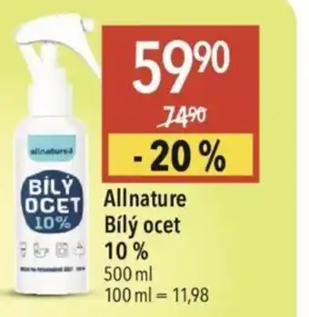 Allnature Bílý ocet 10%