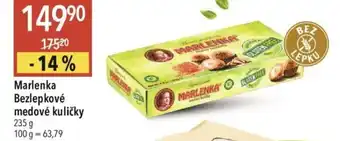 Globus Marlenka Bezlepkové medové kuličky nabídka