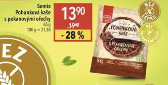 Globus Semix Pohanková kaše s pekanovými ořechy nabídka