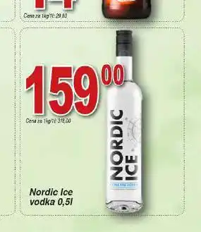 Hruška Nordic ice vodka nabídka