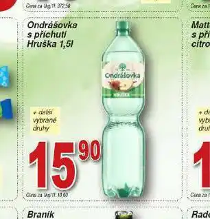 Hruška Ondrášovka s příchutí hruška nabídka