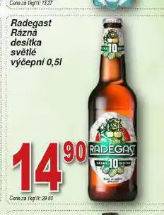 Hruška Pivo radegast rázná 10 nabídka