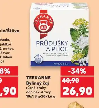 Kaufland Teekanne bylinný čaj nabídka