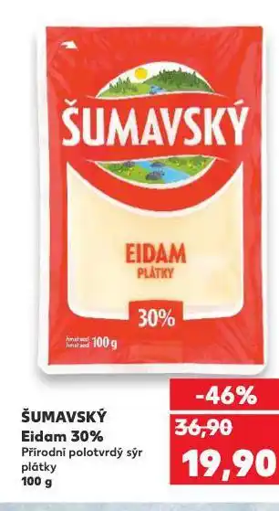 Kaufland Šumavský eidam 30% nabídka