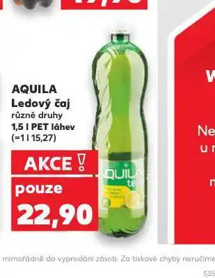 Kaufland Aquila ledový čaj nabídka