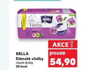 Kaufland Bella dámské vložky nabídka