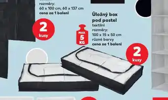 Kaufland Úložný box pod postel nabídka