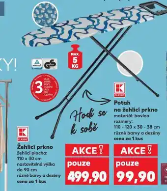Kaufland Žehlící prkno nabídka