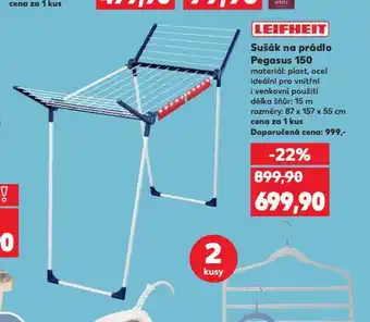 Kaufland Sušák na prádlo nabídka