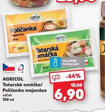 Kaufland Agricol tatarská omáčka / poličanka majonéza nabídka