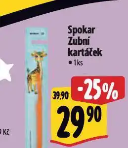 Albert Spokar zubní kartáček nabídka