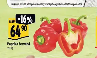 Albert Paprika červená nabídka