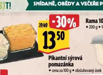 Albert Pikantní sýrová pomazánka nabídka